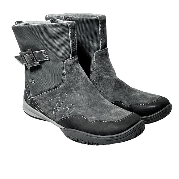 MERRELL Albany Sky Waterproof Boots Charcoal Grey Women's Size 9.5 - Picture 2 of 16